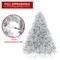 Casafield Spruce Artificial Holiday Christmas Tree with Sturdy Metal Stand